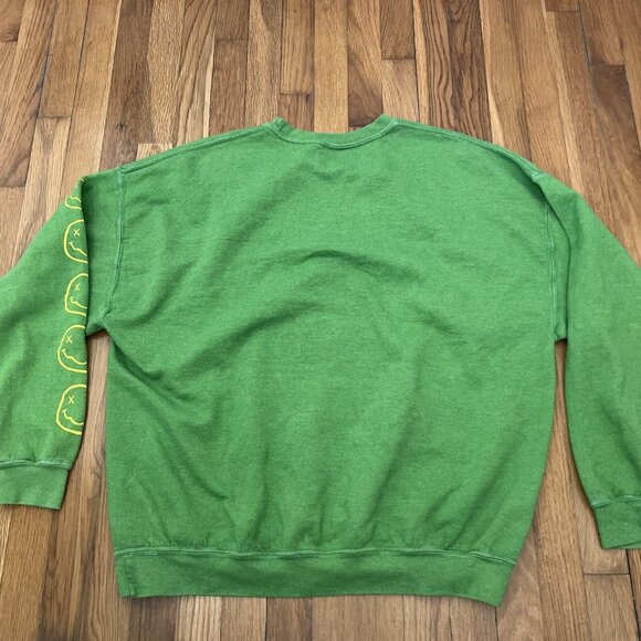 Nirvana Nevermind Smiley Over-dye Grunge Crewneck S/M - Picture 5 of 5